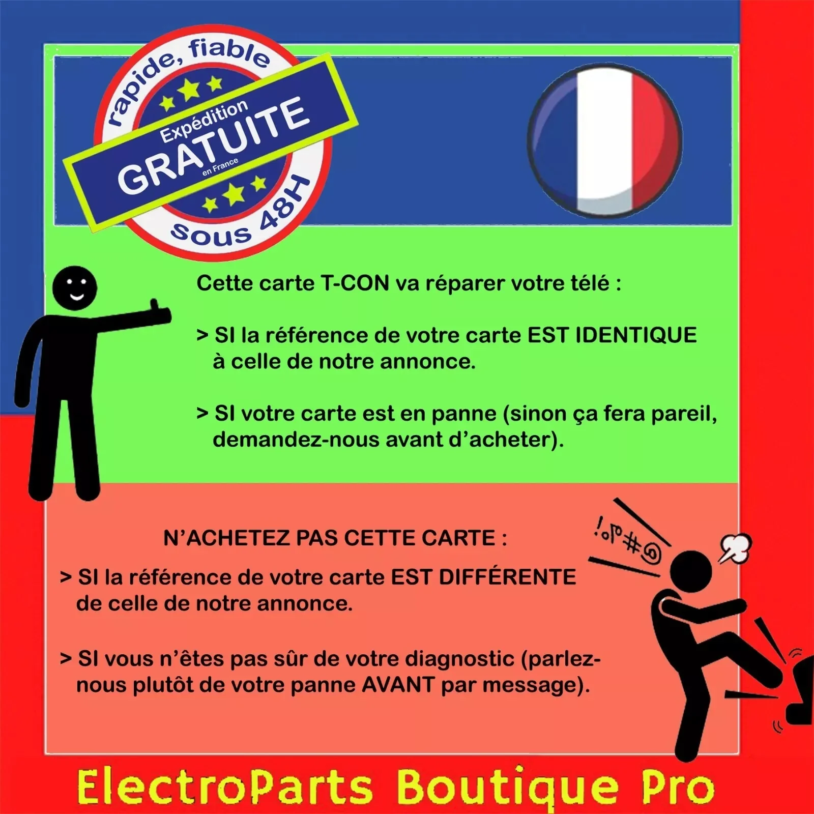 CARTE T-CON 6870c-0802A pour télé LG OLED65C9PLA – Image 2